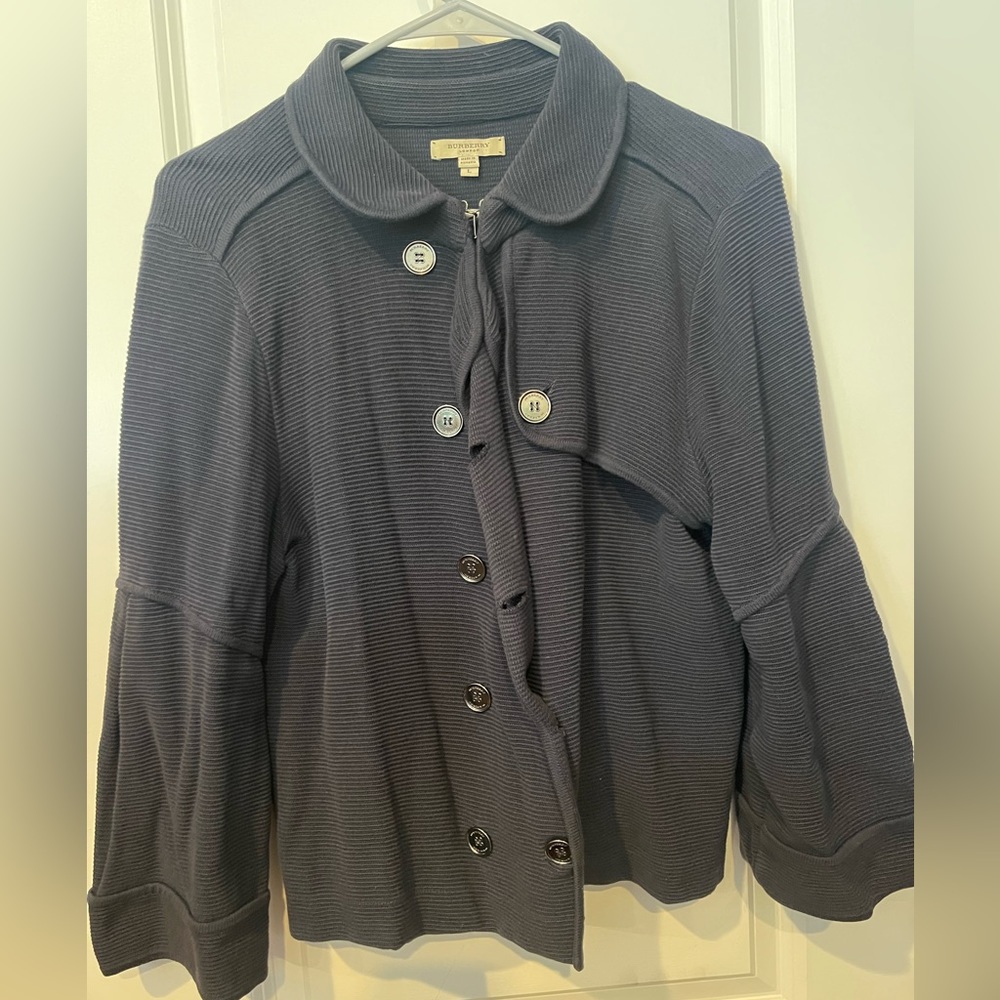 Vintage burberry dark blue jacket
